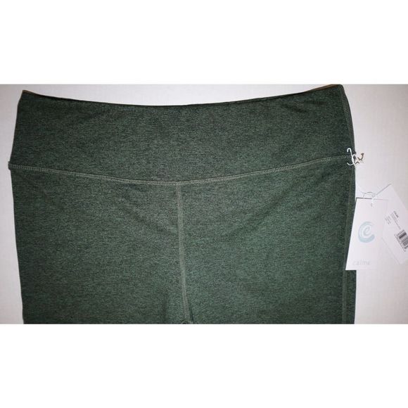 Johnny Was x Calme Women's Sz XL Green Ease Space Dye High Waist Leggings $108 - Picture 7 of 8